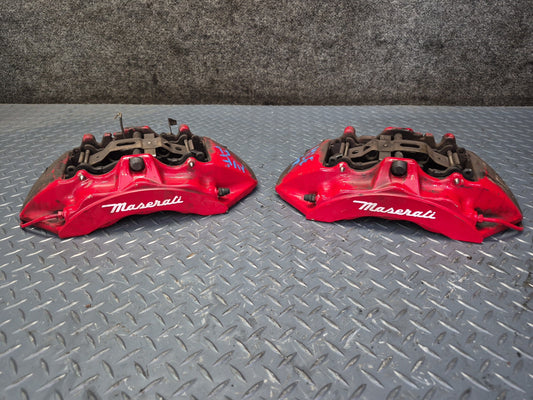 2017-2020 Maserati Levante M161 AWD Front Left & Right Brake Caliper Set Brembo