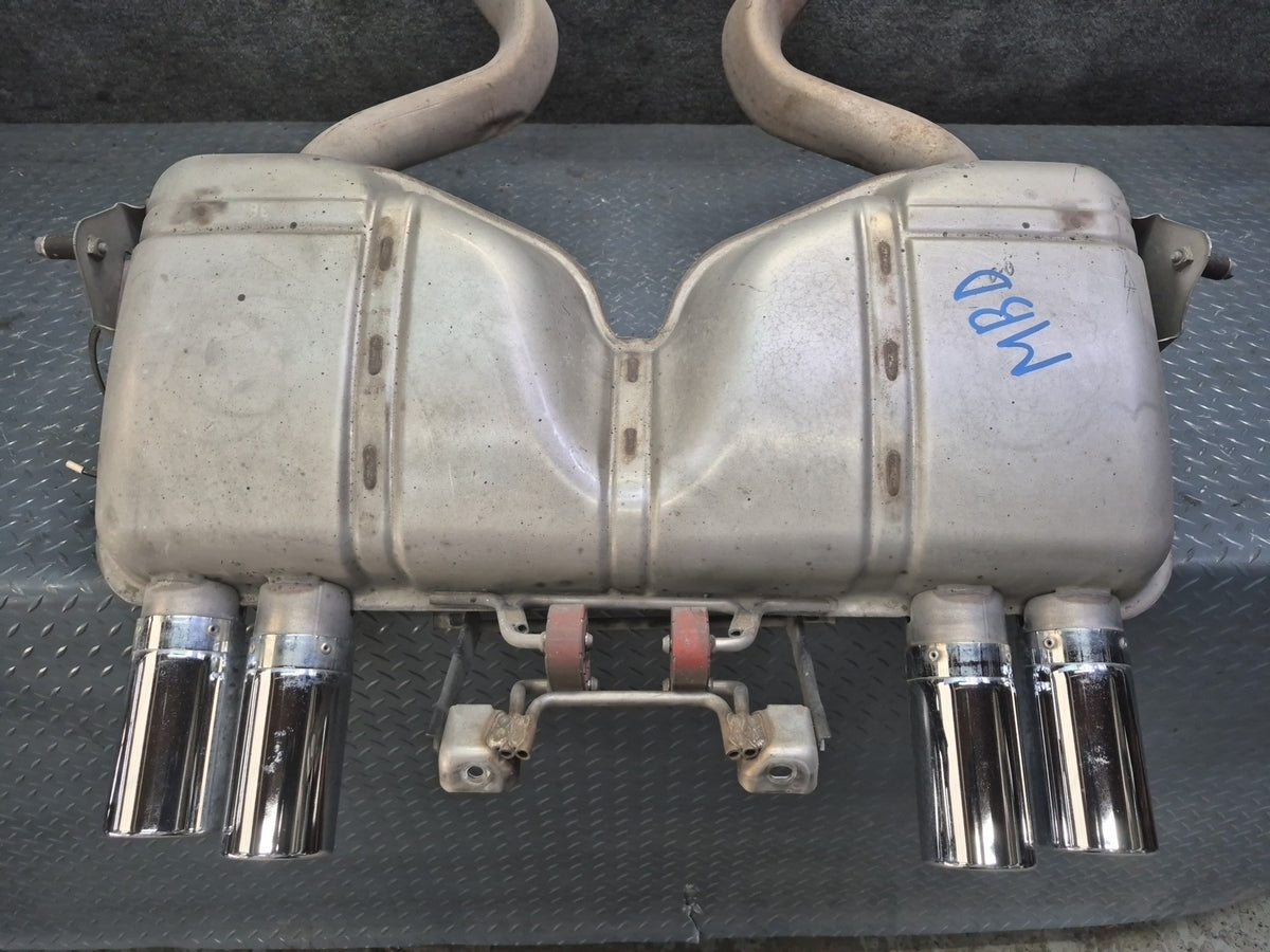 2008-2011 BMW E90 M3 Sedan Rear Exhaust Muffler w Tips 7840575