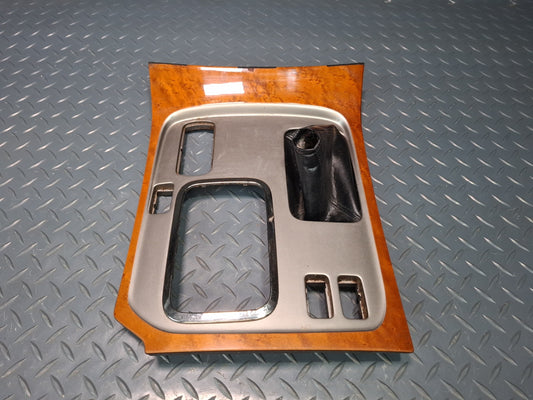 2003-2007 Lexus UZJ100L LX470 Center Console Shifter Wood Trim Cover  Panel