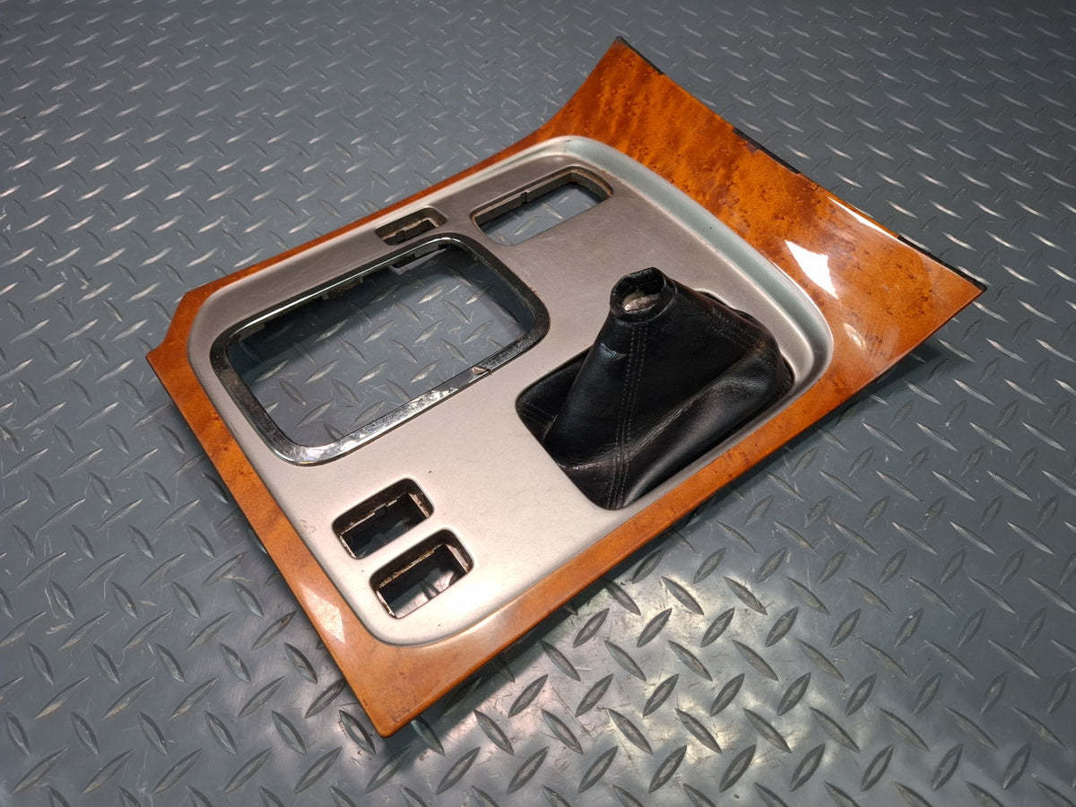 2003-2007 Lexus UZJ100L LX470 Center Console Shifter Wood Trim Cover  Panel