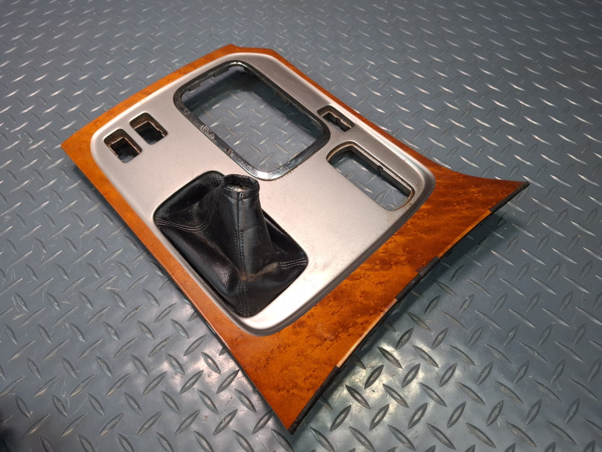 2003-2007 Lexus UZJ100L LX470 Center Console Shifter Wood Trim Cover  Panel