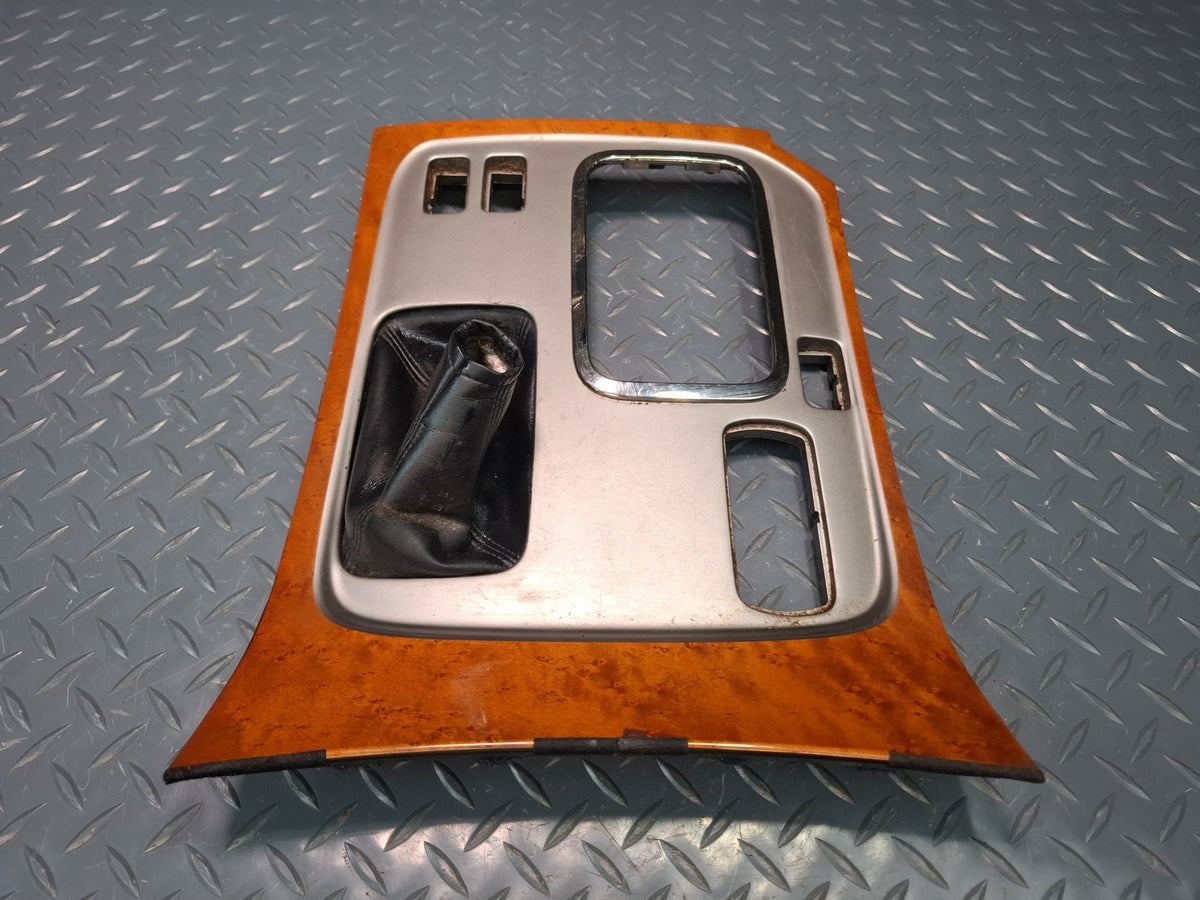 2003-2007 Lexus UZJ100L LX470 Center Console Shifter Wood Trim Cover  Panel