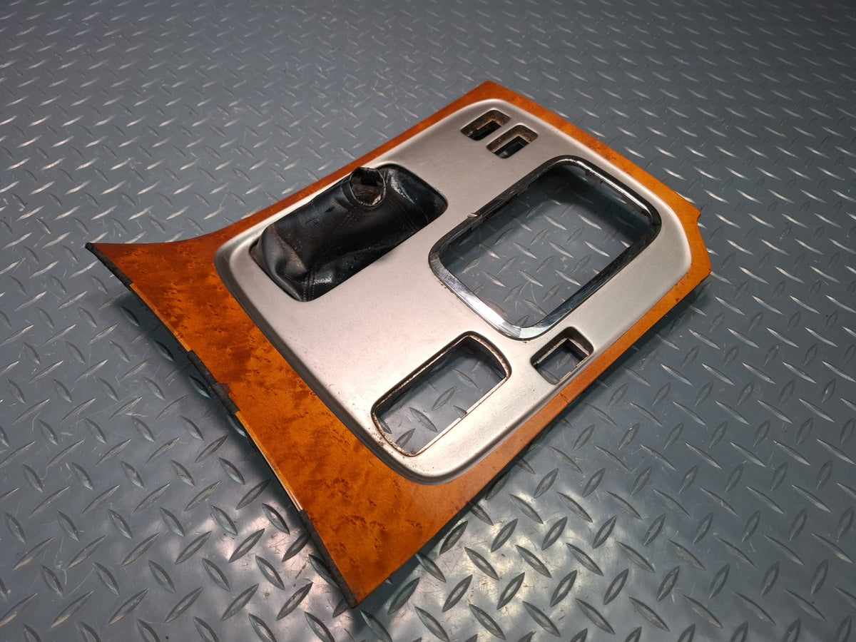 2003-2007 Lexus UZJ100L LX470 Center Console Shifter Wood Trim Cover  Panel
