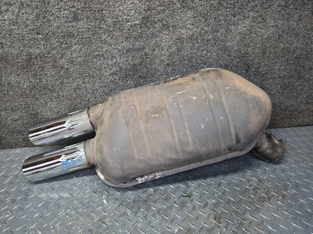 1994-1997 BMW E31 840Ci Rear Left Exhaust Muffler w Tips 1702501