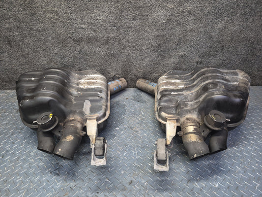13-15 Audi RS5 8F7 4.2L V8 Set of 2 Rear Left Right Exhaust Muffler 87K Mile OEM