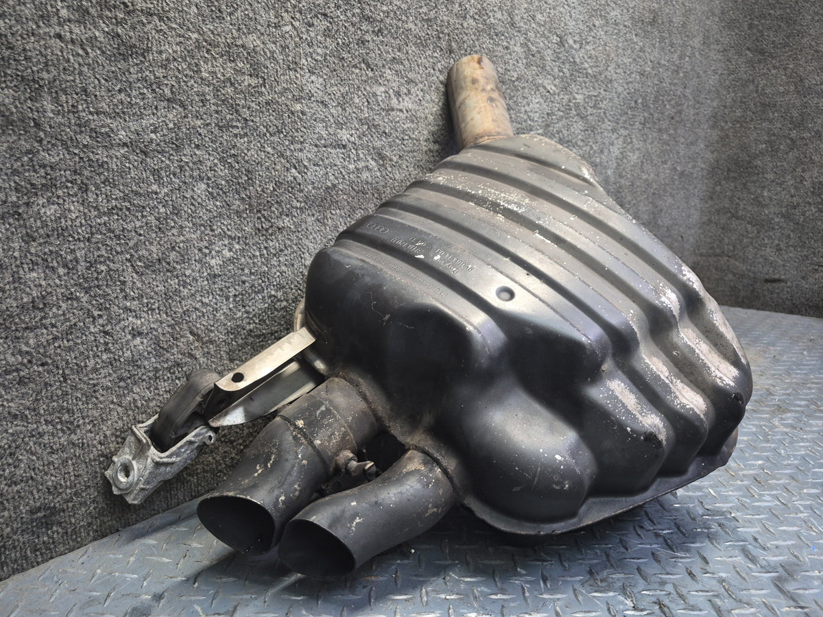 13-15 Audi RS5 8F7 4.2L V8 Set of 2 Rear Left Right Exhaust Muffler 87K Mile OEM