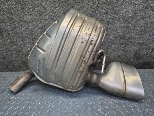 11-16 Porsche Panamera 970 3.6L Rear Right Left Side Exhaust Muffler W/ Tips Set