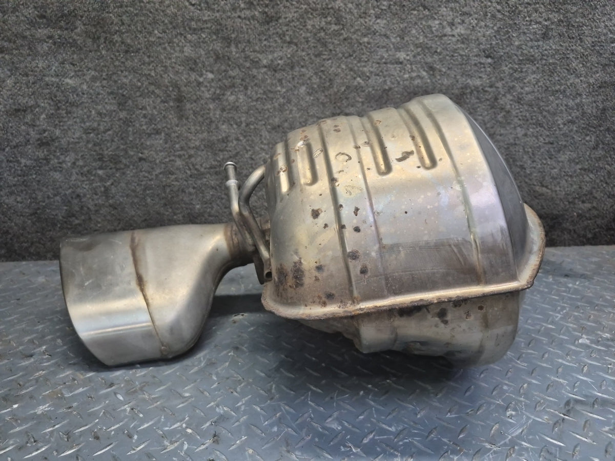 11-16 Porsche Panamera 970 3.6L Rear Right Left Side Exhaust Muffler W/ Tips Set