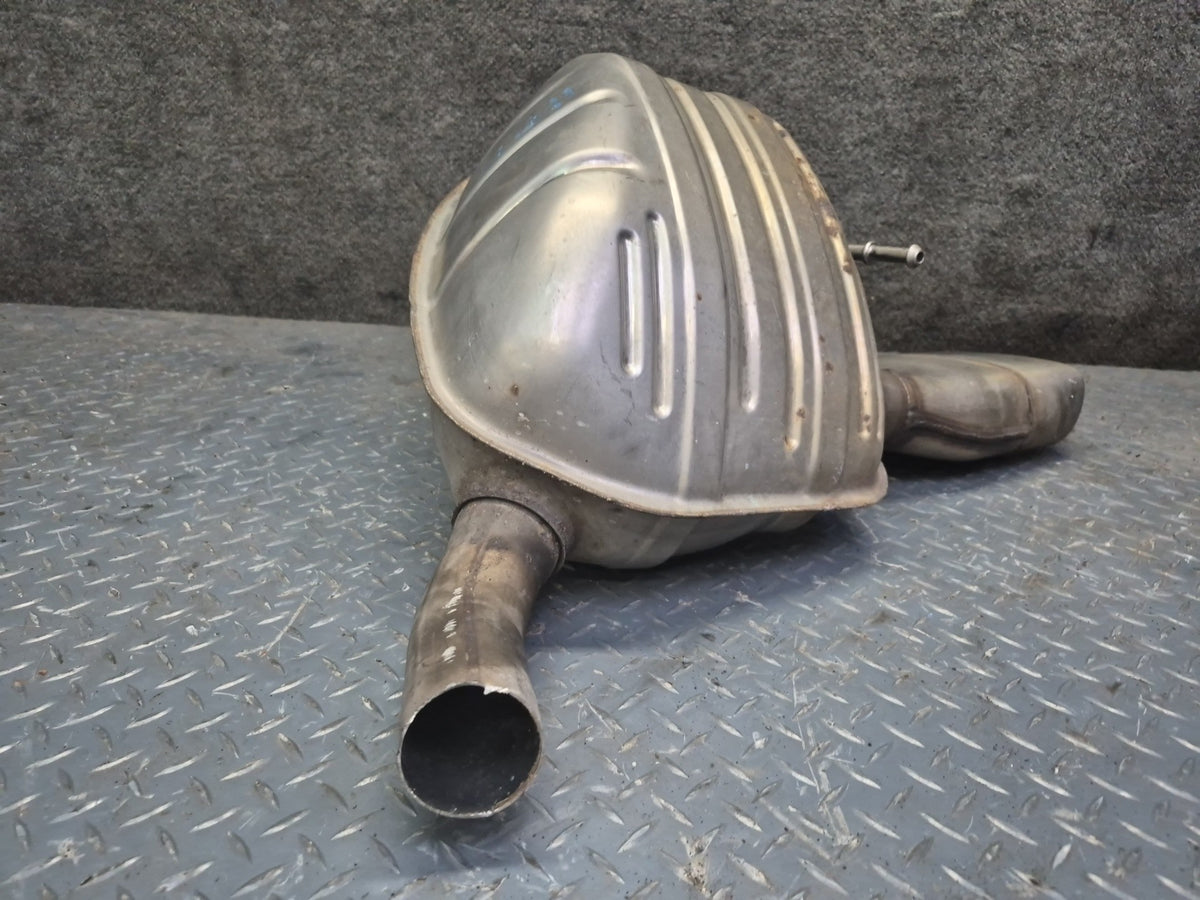 11-16 Porsche Panamera 970 3.6L Rear Right Left Side Exhaust Muffler W/ Tips Set