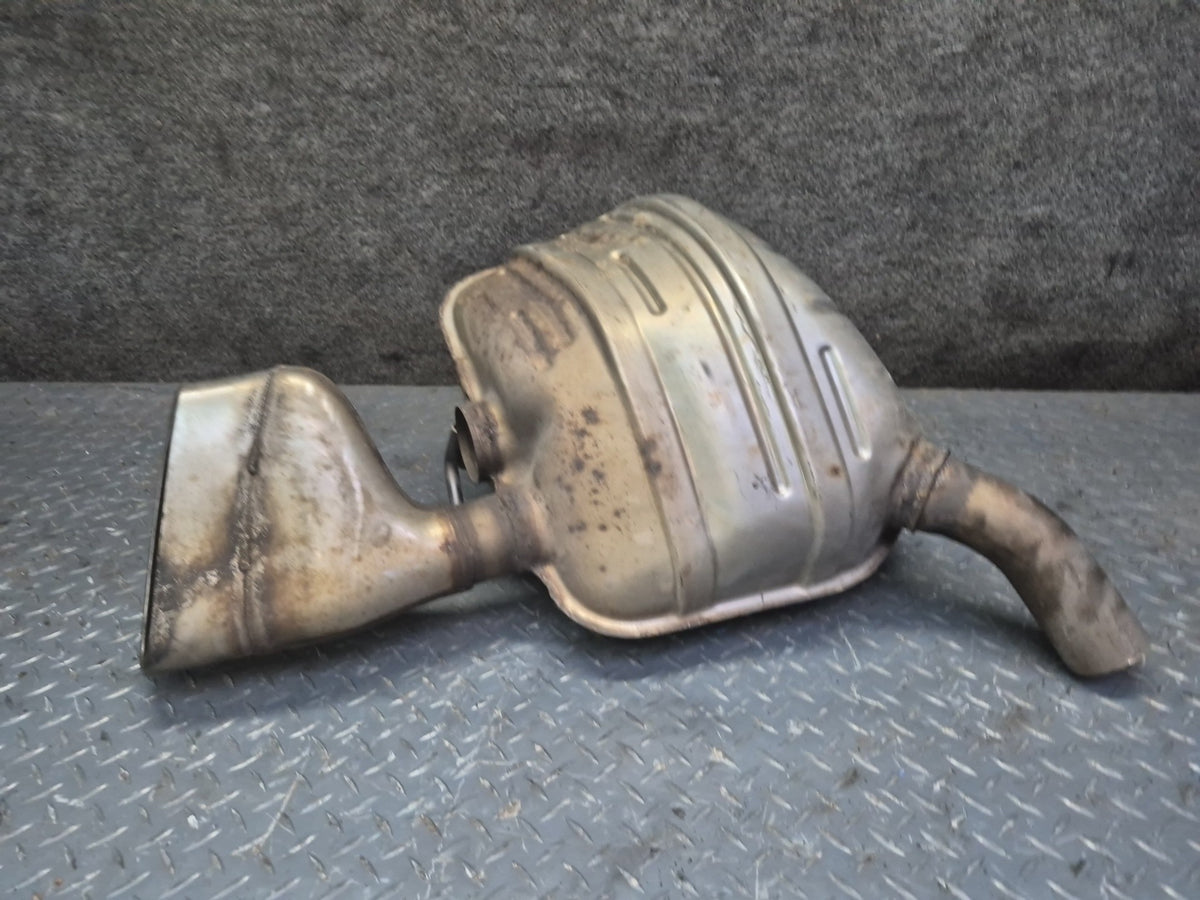 11-16 Porsche Panamera 970 3.6L Rear Right Left Side Exhaust Muffler W/ Tips Set