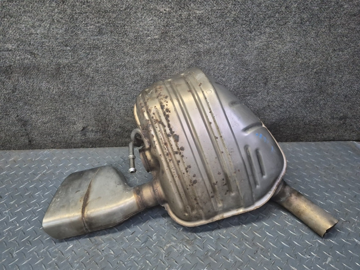 11-16 Porsche Panamera 970 3.6L Rear Right Left Side Exhaust Muffler W/ Tips Set