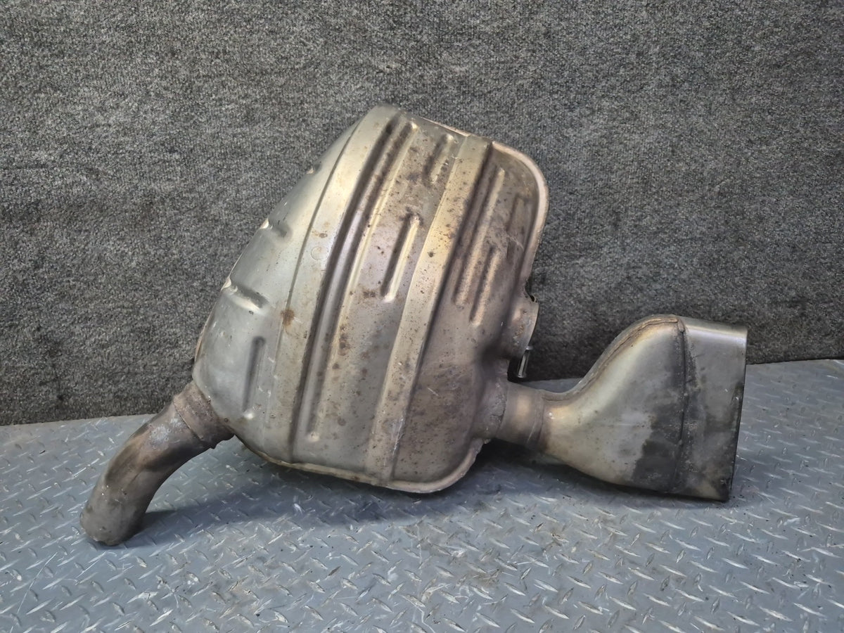 11-16 Porsche Panamera 970 3.6L Rear Right Left Side Exhaust Muffler W/ Tips Set