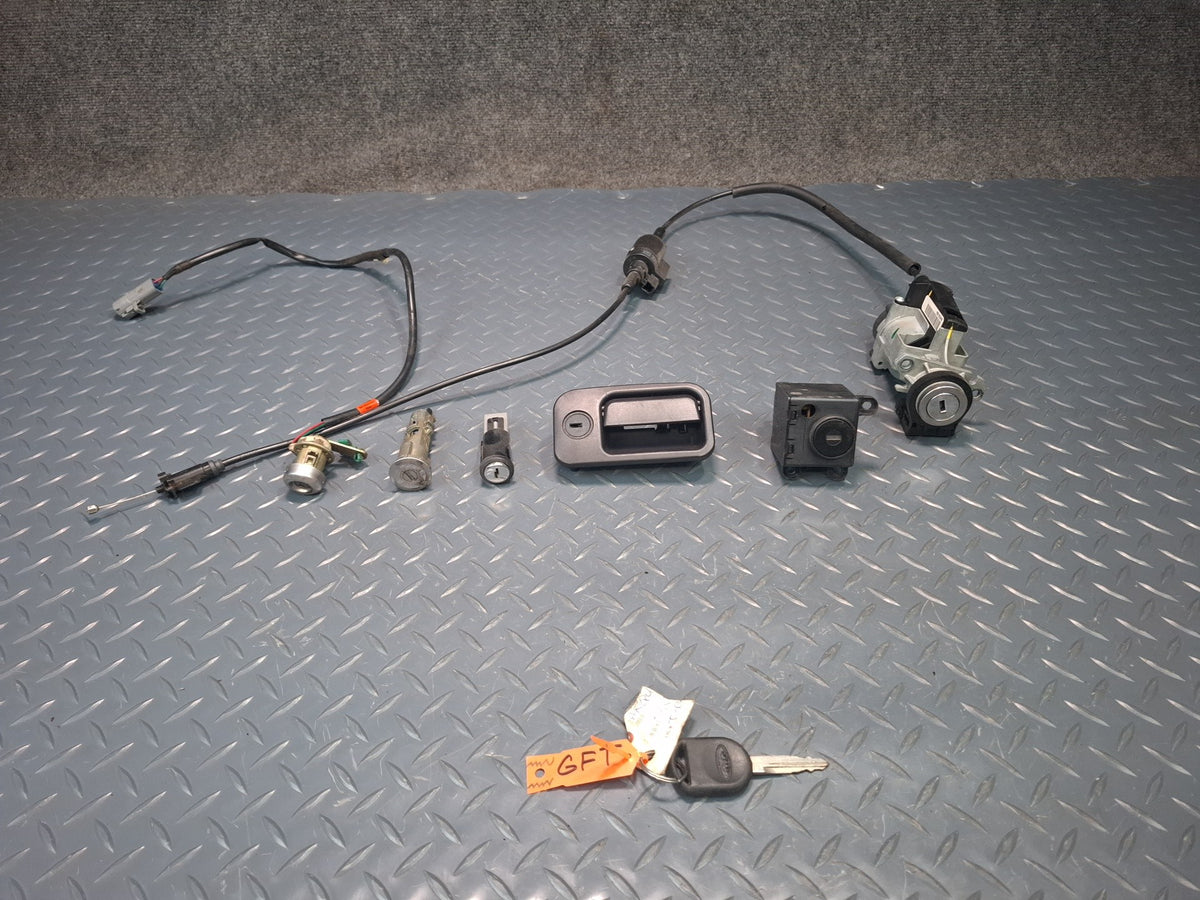 02-05 Ford Thunderbird Ignition Switch Door Trunk Lock Cylinder KEY Set OEM