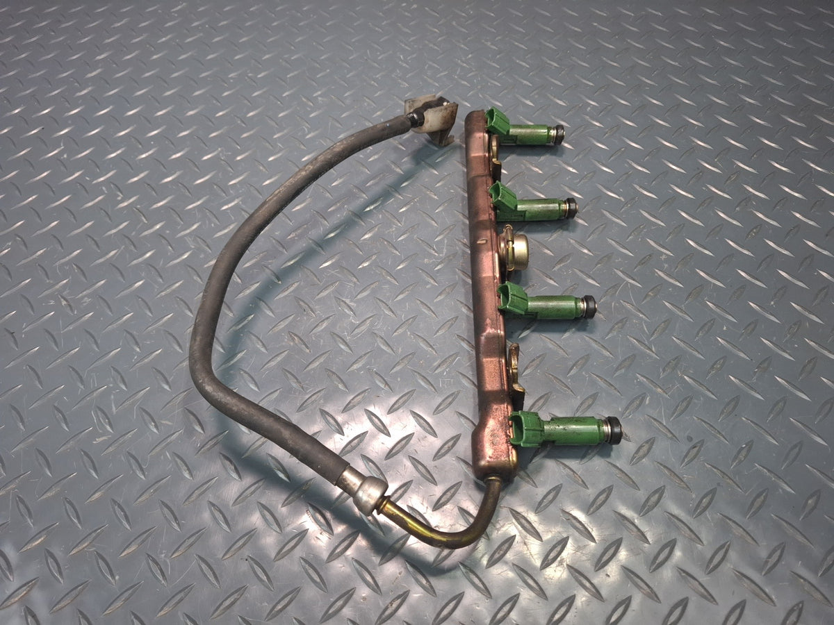 00-05 Toyota ZZW30L MR2 Spyder 1.8L 1ZZFE Engine Fuel Rail w Injectors Assy OEM