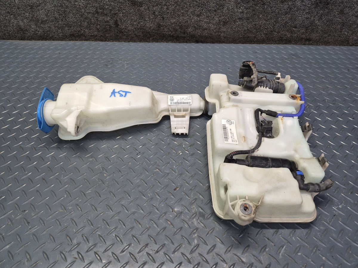 15-20 Audi S3 8VS Windshield Washer Bottle Reservoir w Pump & Neck Assembly OEM