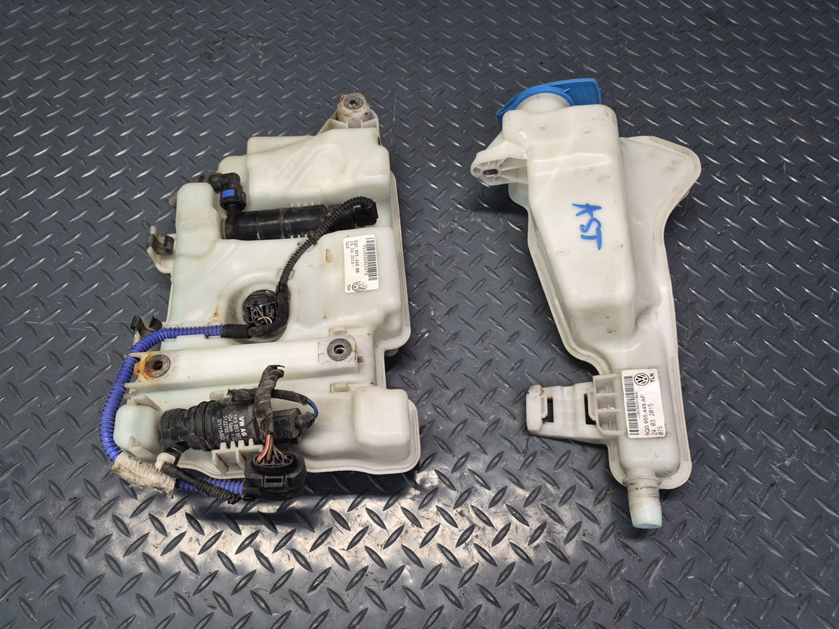15-20 Audi S3 8VS Windshield Washer Bottle Reservoir w Pump & Neck Assembly OEM