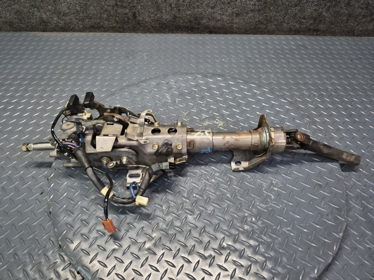 1986 Toyota Cressida MX73 A/T Sedan Steering Column Assembly w Lock KEY Set OEM