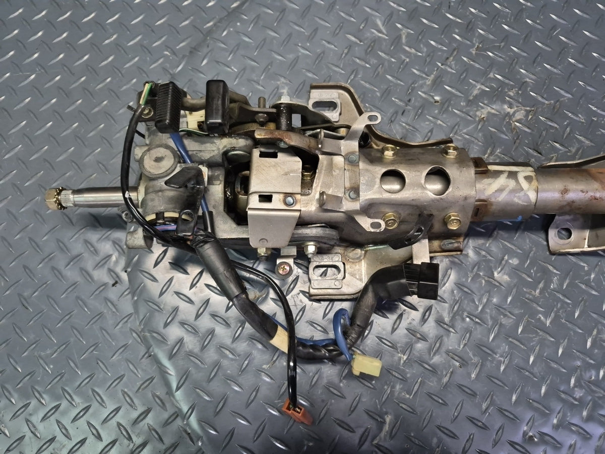 1986 Toyota Cressida MX73 A/T Sedan Steering Column Assembly w Lock KEY Set OEM