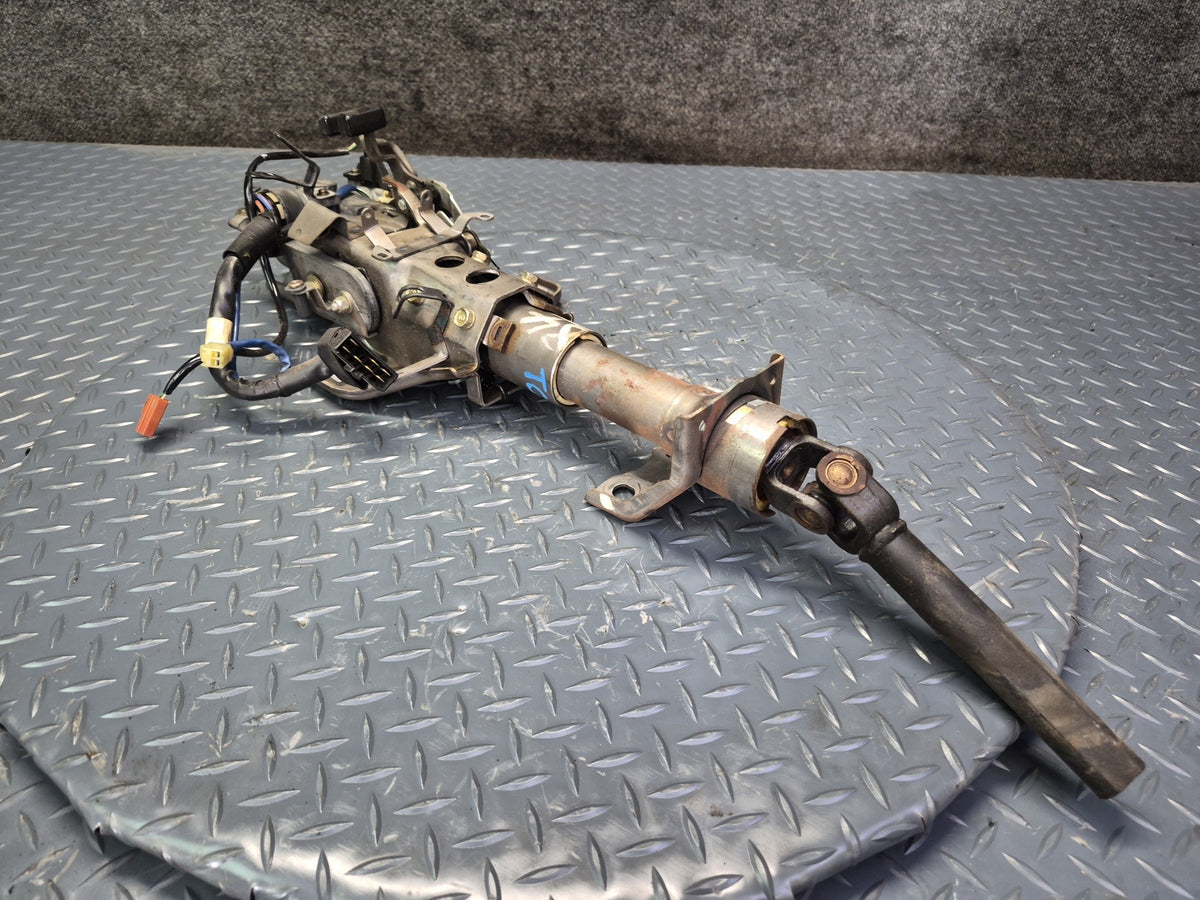 1986 Toyota Cressida MX73 A/T Sedan Steering Column Assembly w Lock KEY Set OEM