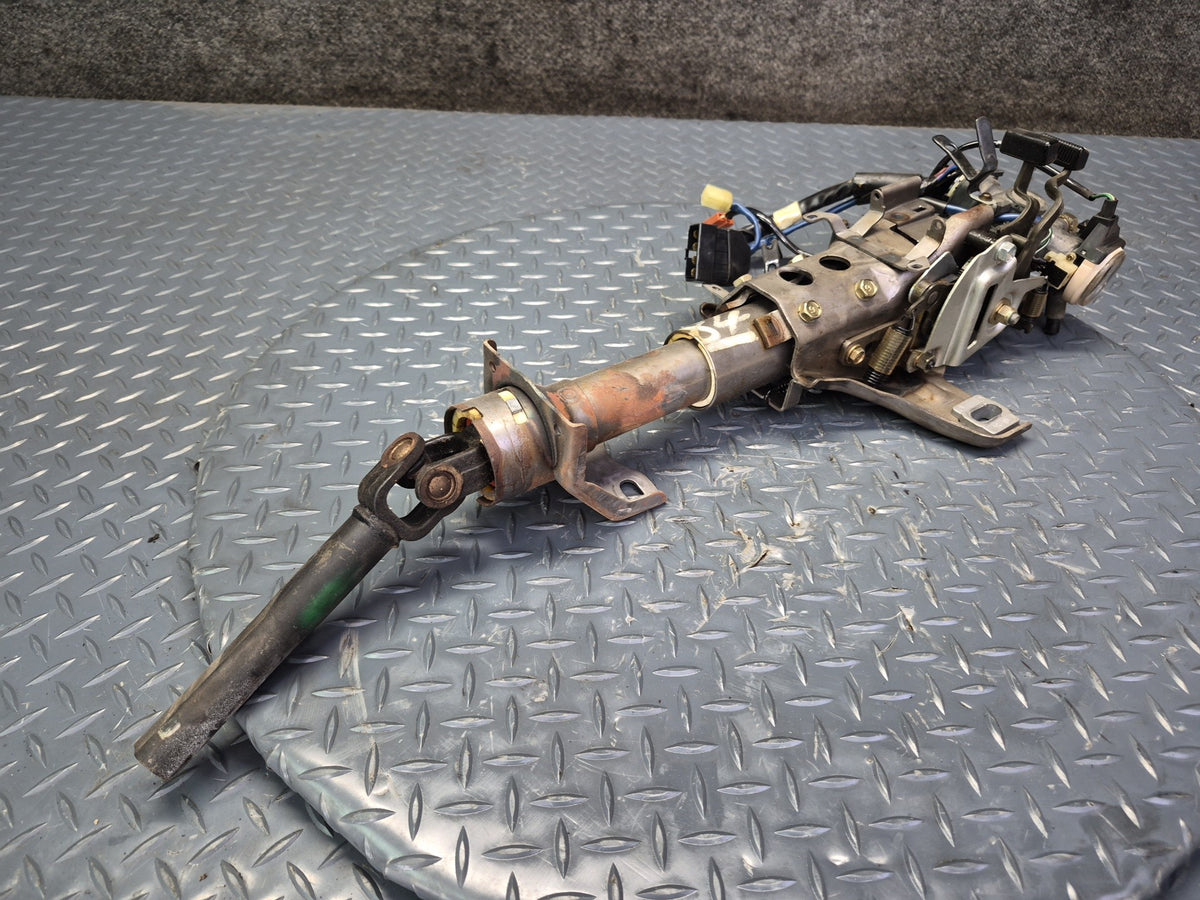 1986 Toyota Cressida MX73 A/T Sedan Steering Column Assembly w Lock KEY Set OEM