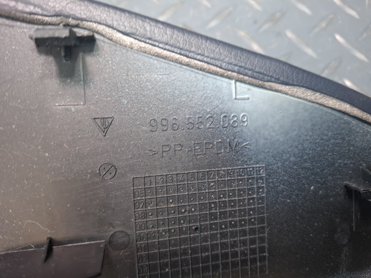 1999-2004 Porsche 911 996 Center Console LET & Right Leather Trim Panel Set of 2