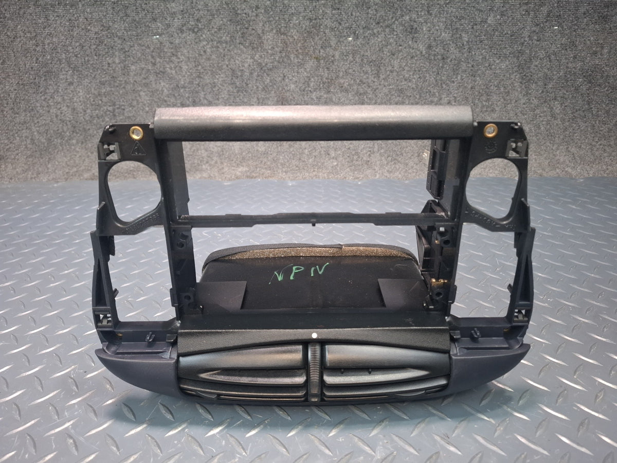 2000-2001 Porsche 911 Carrera 996 Dash Front Air Vent Grille w Radio Bracket