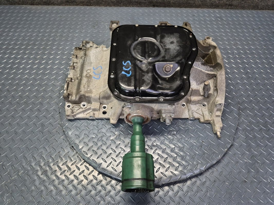 08-12 Lexus UVF46L LS600hL 2URFSE AWD Engine Motor Upper Oil Pan OEM