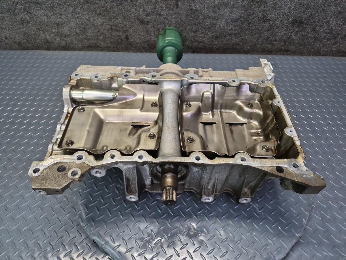 08-12 Lexus UVF46L LS600hL 2URFSE AWD Engine Motor Upper Oil Pan OEM