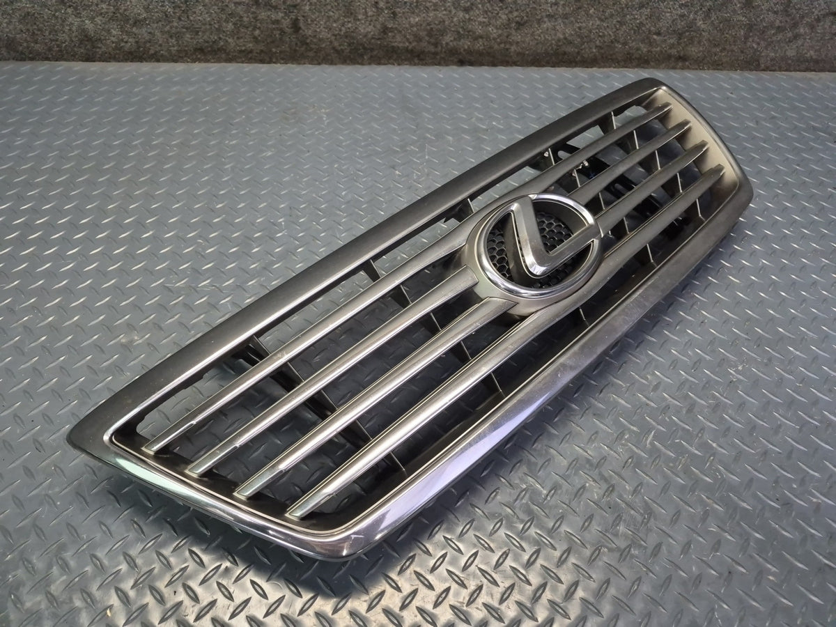 2005-2007 Lexus UZJ100L LX470 Front Engine Radiator Chrome Grille Cover w Emblem