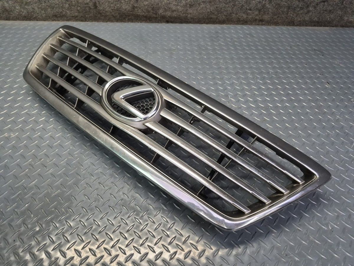 2005-2007 Lexus UZJ100L LX470 Front Engine Radiator Chrome Grille Cover w Emblem