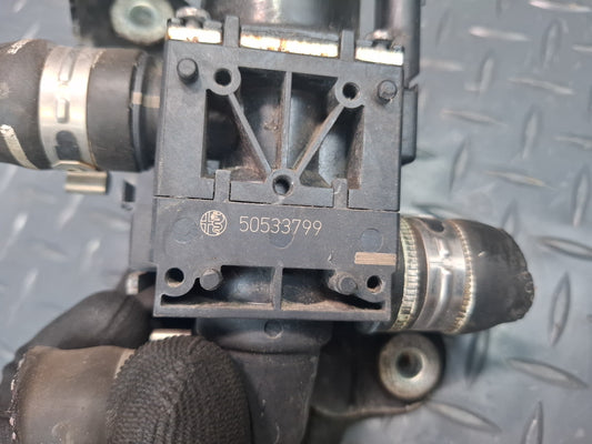 17-19 Alfa Romeo Giulia Q4 Engine Water Heater Valve Unit Assembly 50533799 OEM