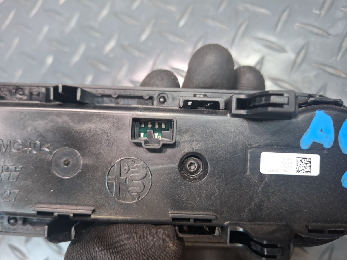 17-19 Alfa Romeo Giulia Q4 AC Heater Climate Control Switch Panel OEM