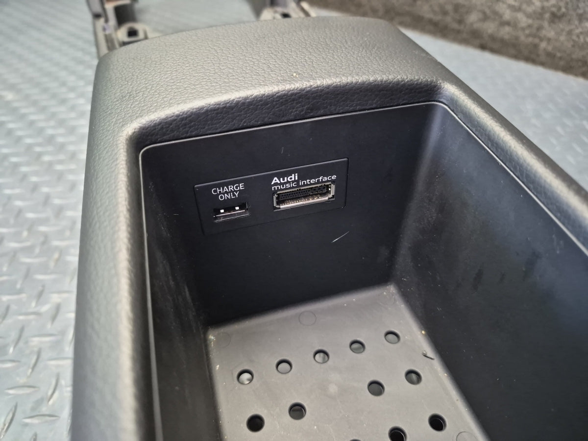 15-20 Audi S3 8VS Floor Cenrer Console Console Panel Black 8V1863241 OEM
