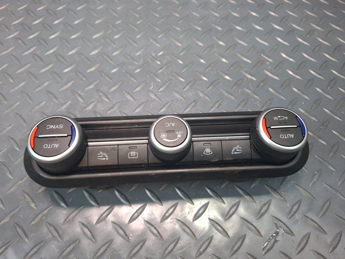17-19 Alfa Romeo Giulia Q4 AC Heater Climate Control Switch Panel OEM