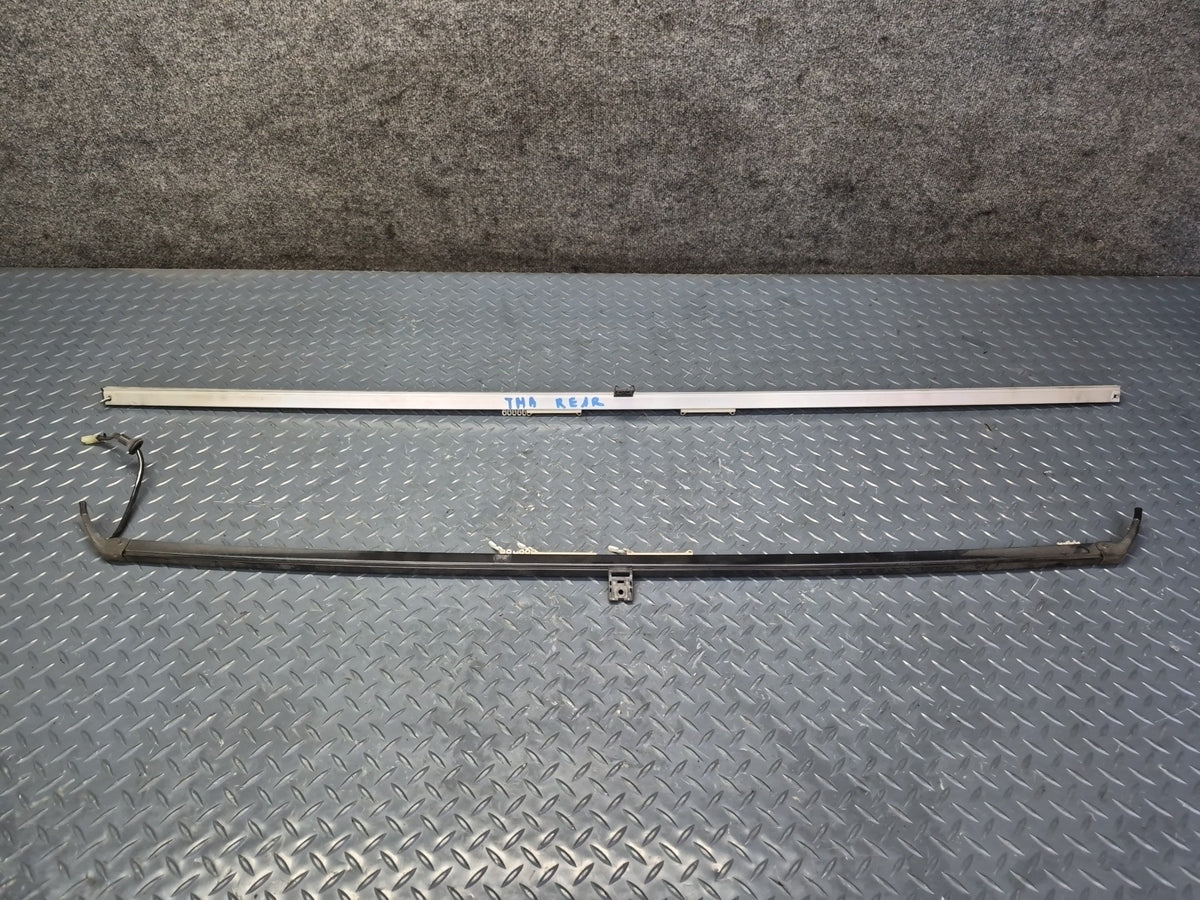 93-98 Toyota Hiace KZH106W Rear Tailgate Upper & Lower Auto Curtain Rail Set OEM