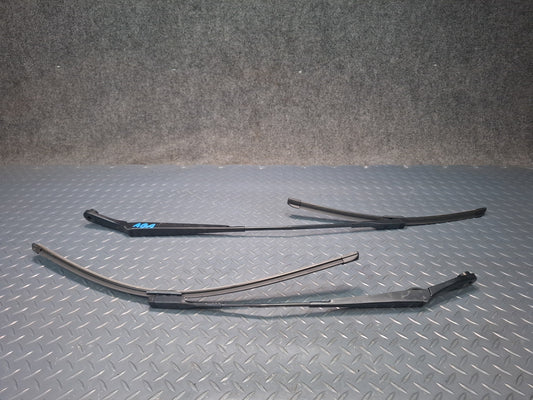 17-24 Alfa Romeo Giulia Left & Right Windshield Wiper Arms w Blade Set OEM