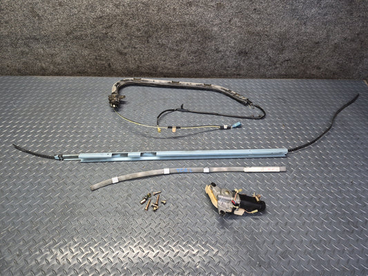 84-86 TOYOTA CRESSIDA MX73 FRONT LEFT ROOF SHOULDER BELT GUIDE RAIL ASSY OEM