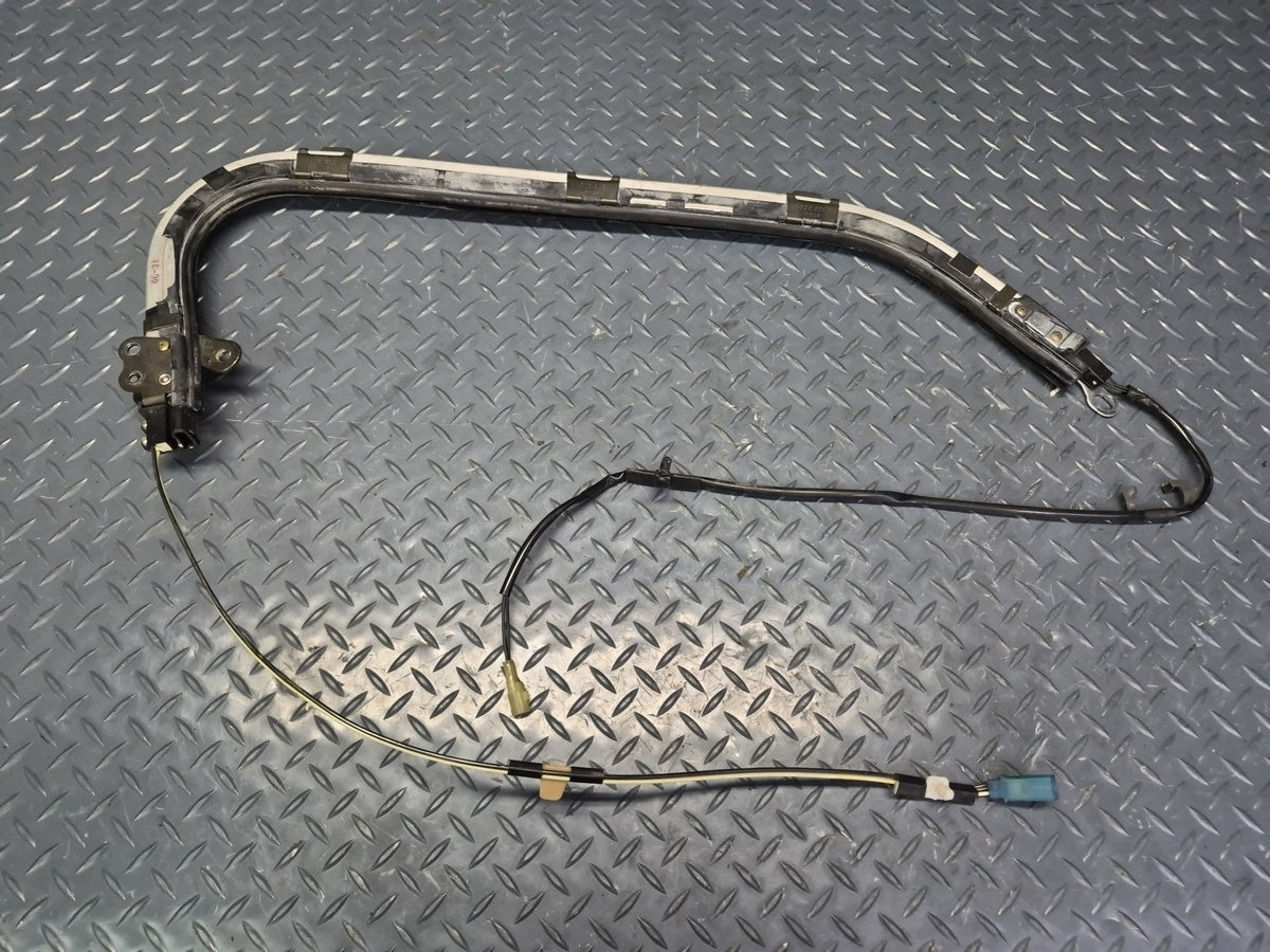 84-86 TOYOTA CRESSIDA MX73 FRONT LEFT ROOF SHOULDER BELT GUIDE RAIL ASSY OEM