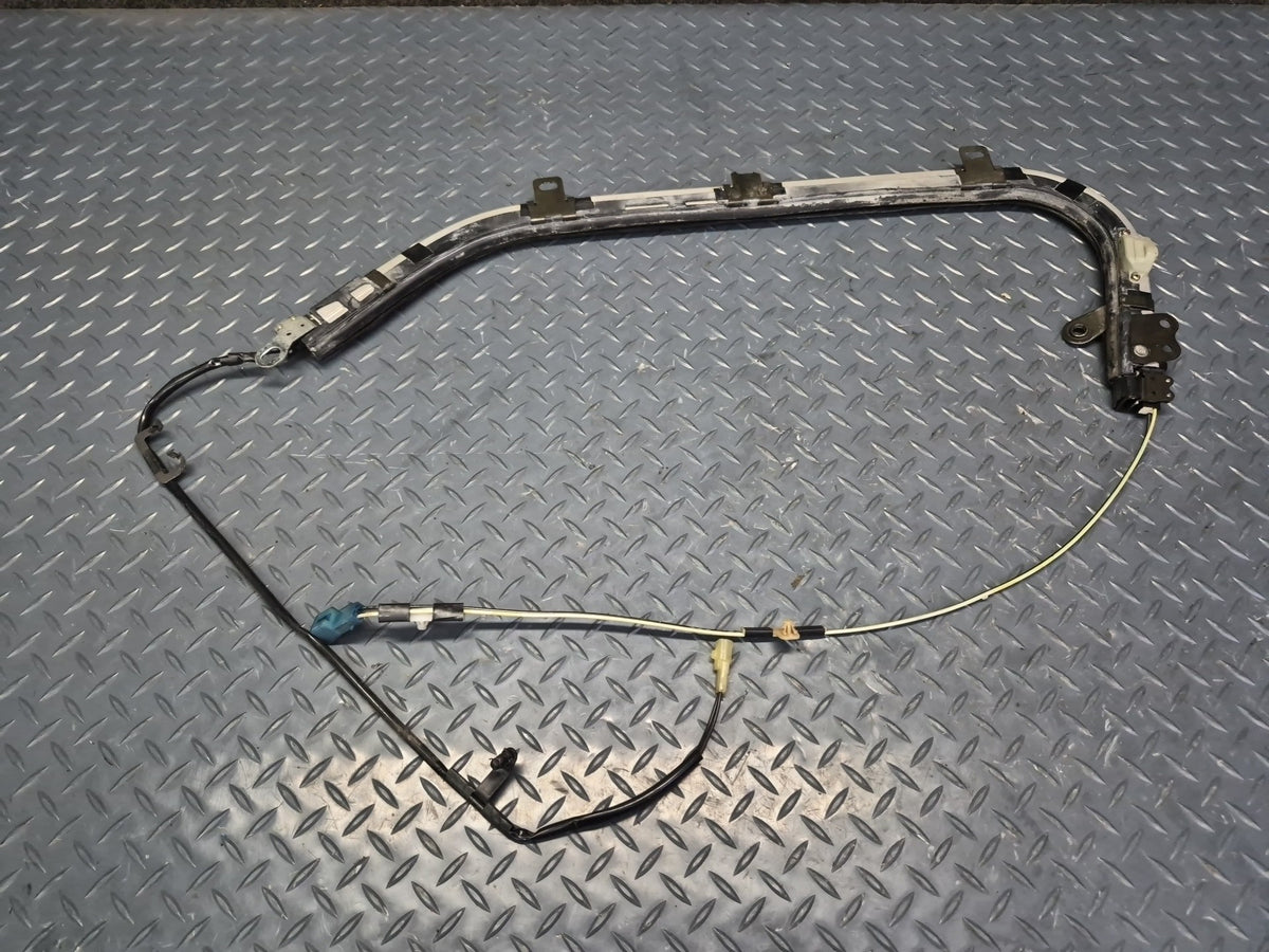 84-86 TOYOTA CRESSIDA MX73 FRONT LEFT ROOF SHOULDER BELT GUIDE RAIL ASSY OEM