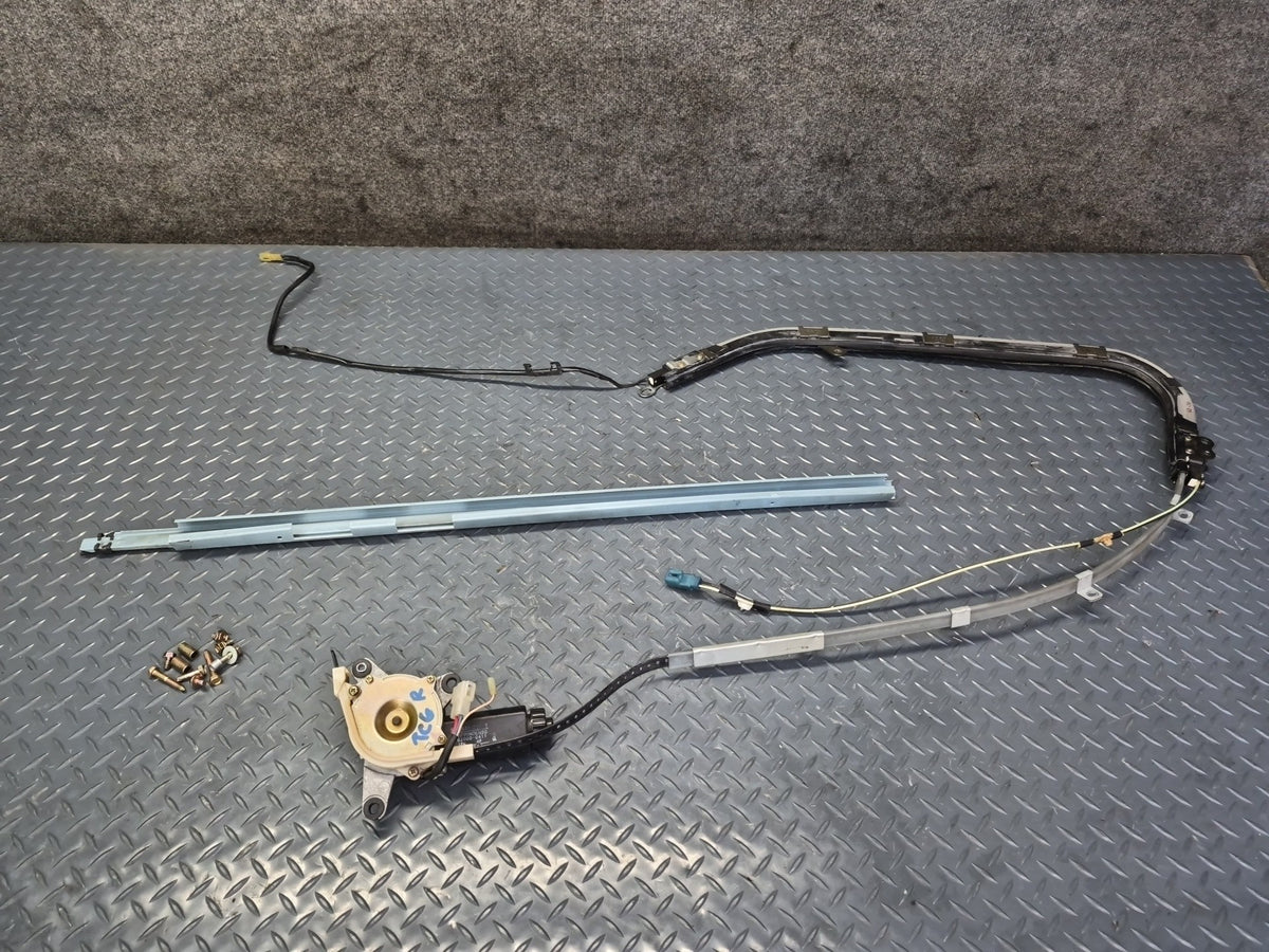 84-86 TOYOTA CRESSIDA MX73 FRONT RIGHT ROOF SHOULDER BELT GUIDE RAIL ASSY OEM