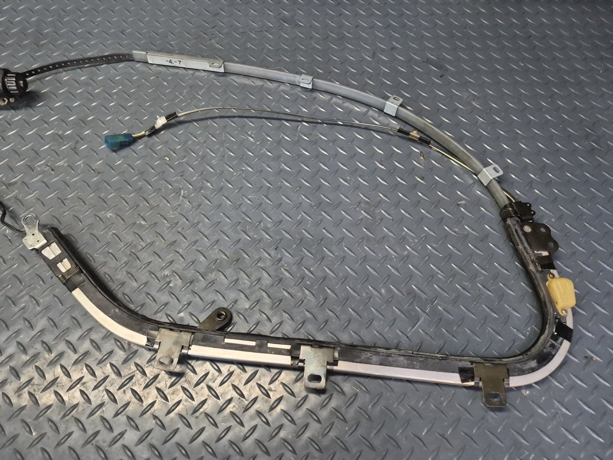 84-86 TOYOTA CRESSIDA MX73 FRONT RIGHT ROOF SHOULDER BELT GUIDE RAIL ASSY OEM