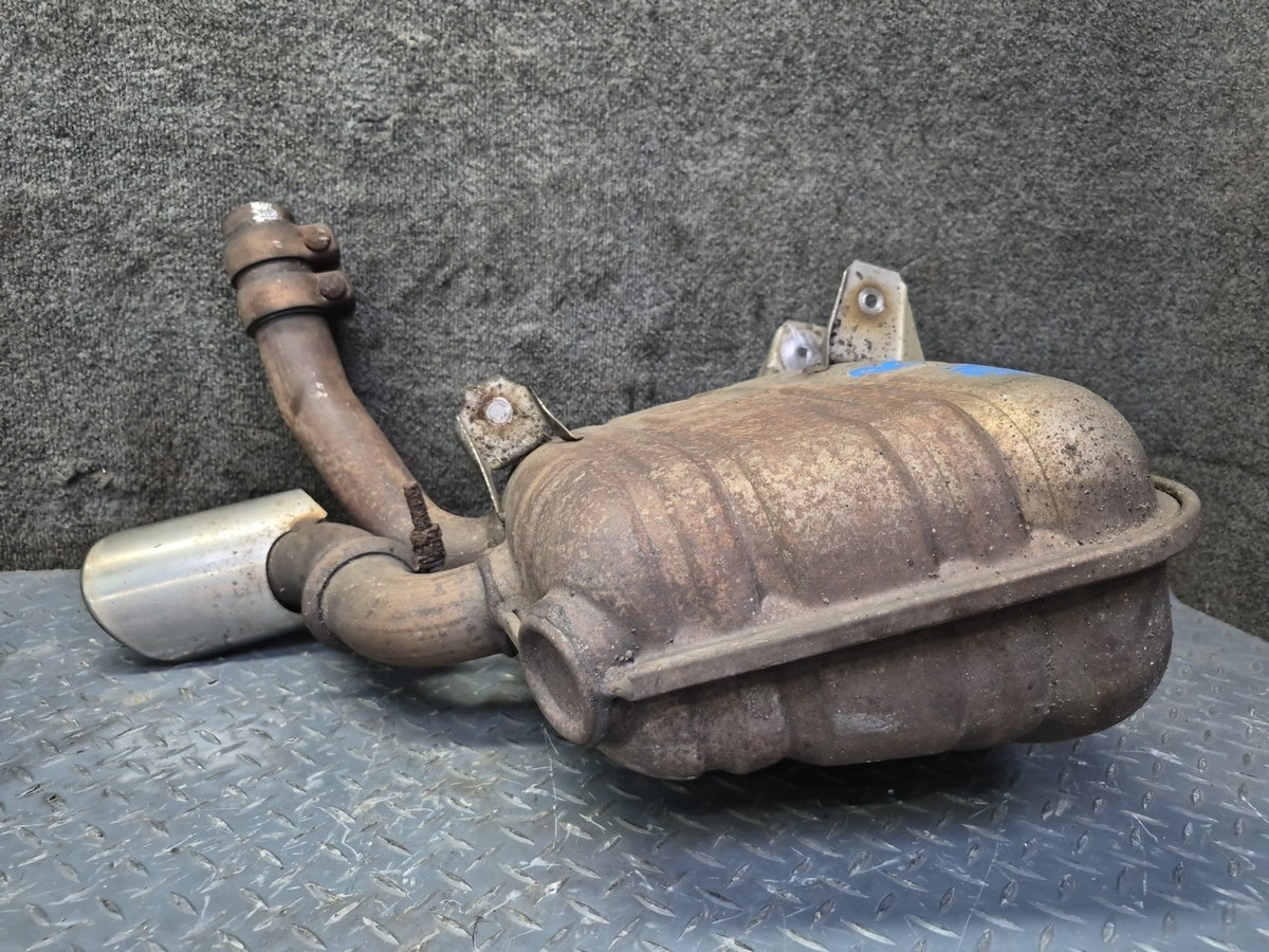 1999-2001 Porsche 911 996 M/T Rear Right Exhaust Muffler w Tip