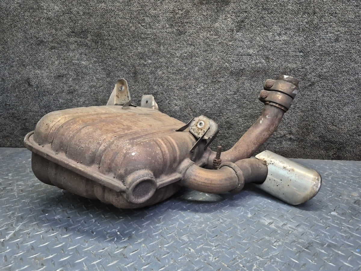 1999-2001 Porsche 911 996 M/T Rear Left Exhaust Muffler w Tip