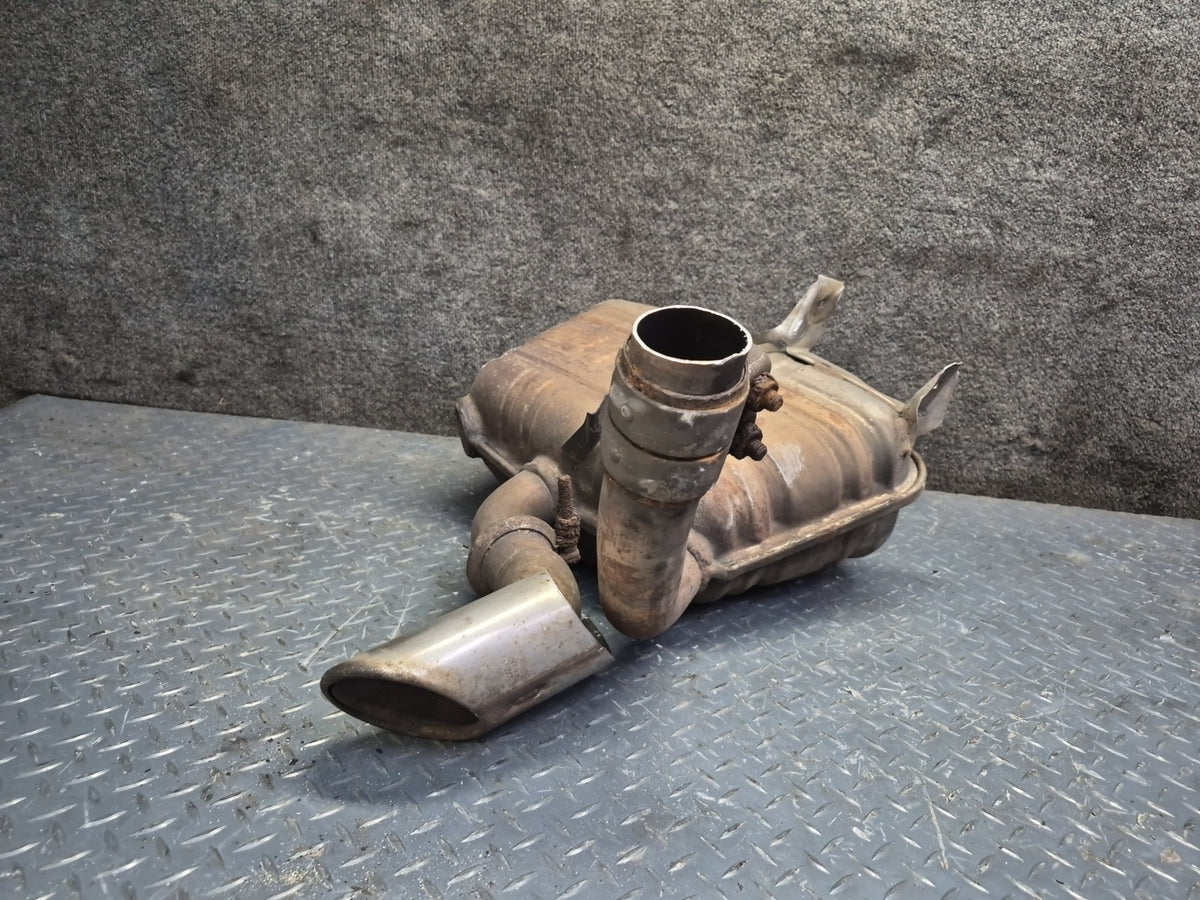 1999-2001 Porsche 911 996 M/T Rear Left Exhaust Muffler w Tip