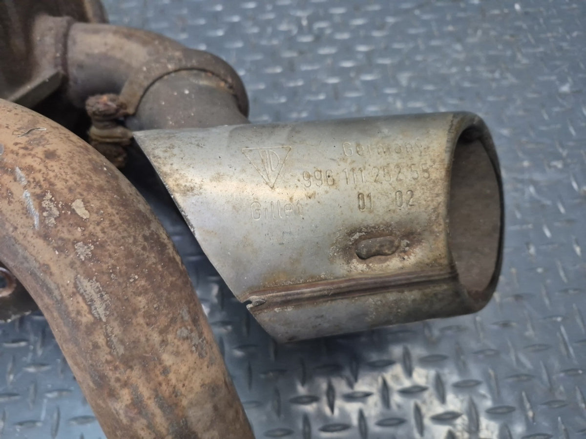 1999-2001 Porsche 911 996 M/T Rear Left Exhaust Muffler w Tip