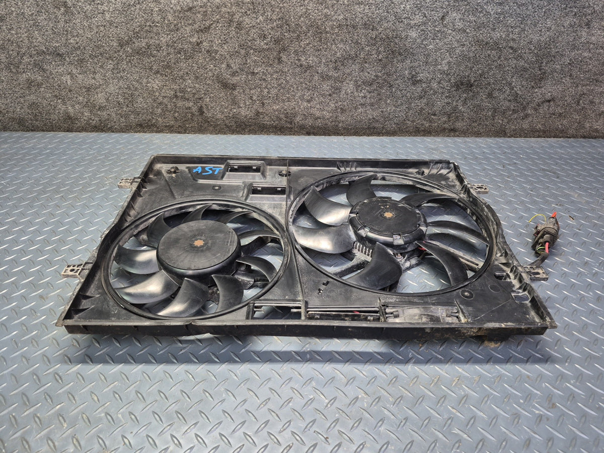 15-20 Audi S3 8VS 2.0L Cooling Radiator Shroud w Fan Assembly OEM