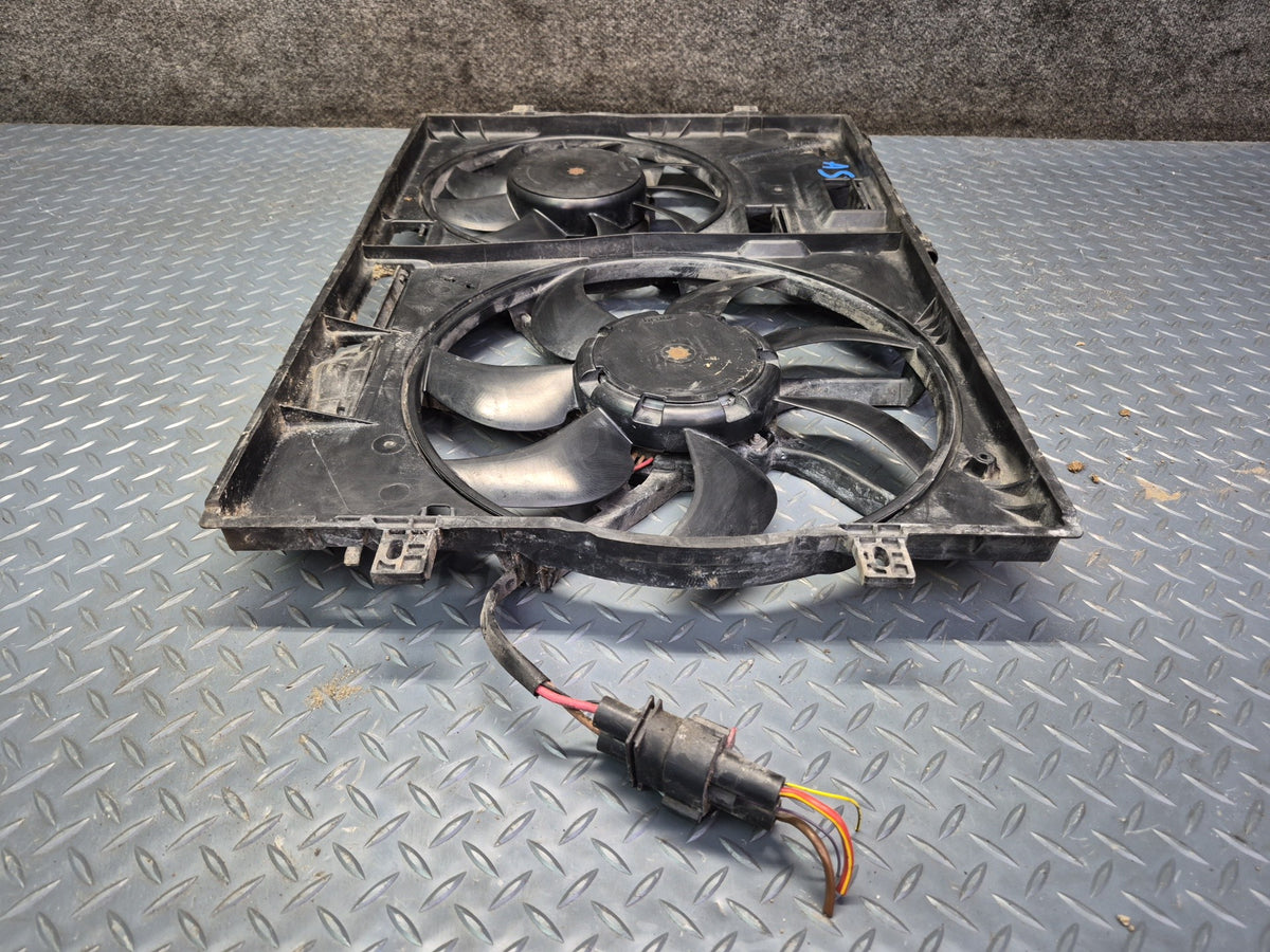 15-20 Audi S3 8VS 2.0L Cooling Radiator Shroud w Fan Assembly OEM