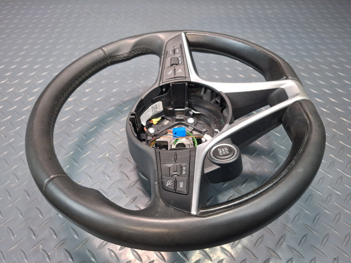 17-21 Alfa Romeo Giulia Leather Steering Black w Controls OEM