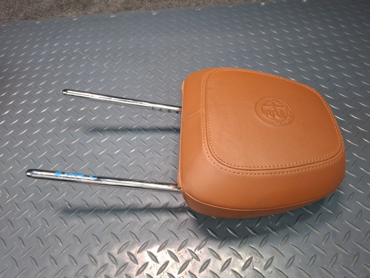 17-22 Alfa Romeo Giulia Front Left & Right Seat Leather Headrest Set of 2 OEM