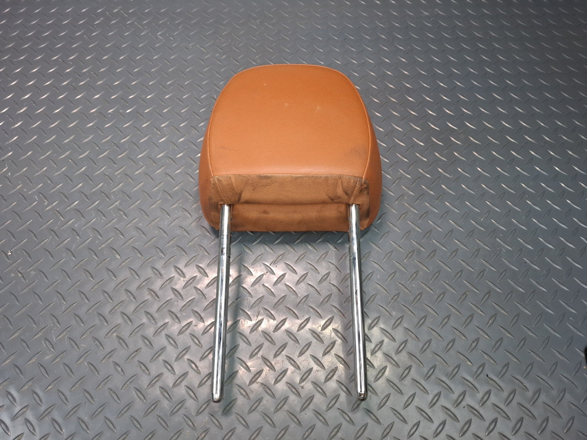 17-22 Alfa Romeo Giulia Front Left & Right Seat Leather Headrest Set of 2 OEM